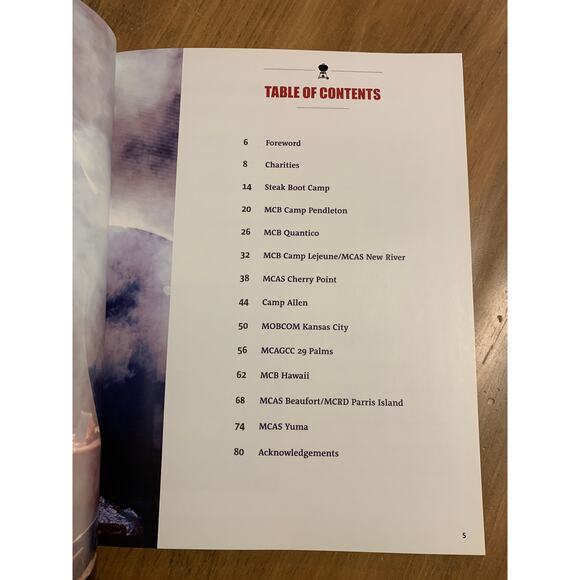 Weber Presents Command of the Grill A Salute to Steak Cookbook Marines Grilling - Picture 11 of 11